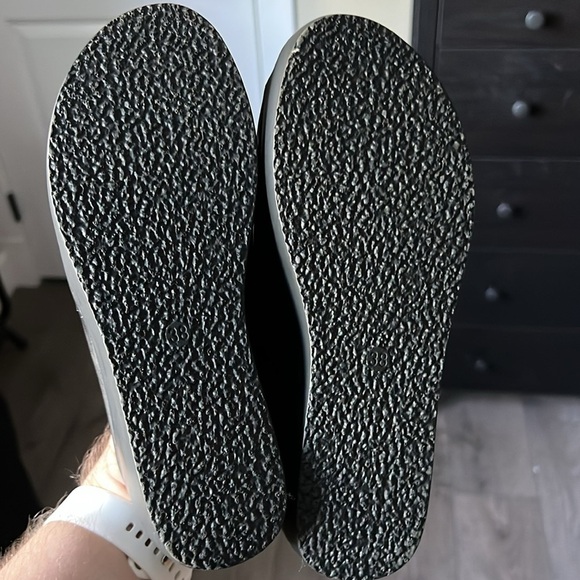 Women's Black Platform Slide Sandals - Picture 4 of 4